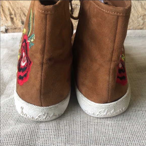 Sam edelman embroidered sneakers shoes Cute - Picture 3 of 8